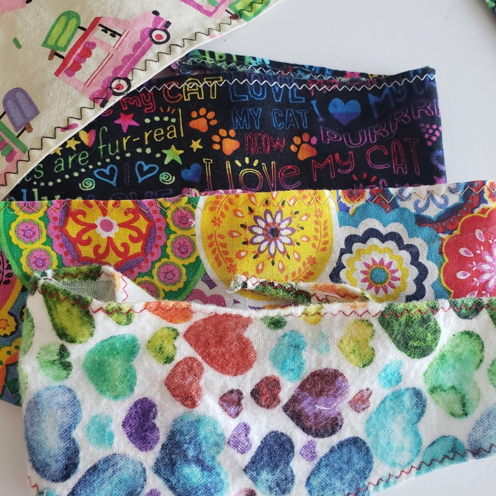 Colorful Dog Bandana Set (12)